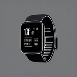 black fitness tracker image